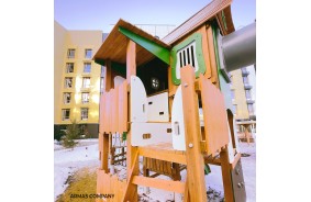 Производство "под ключ" дворового пространства для ЖК Altyn Adam в Астане.